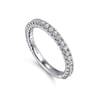 14K White Gold Diamond Matching Wedding Band - 0.44 ct