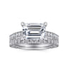 14K White Gold Diamond Matching Wedding Band - 0.44 ct