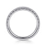 14K White Gold Diamond Matching Wedding Band - 0.45 ct