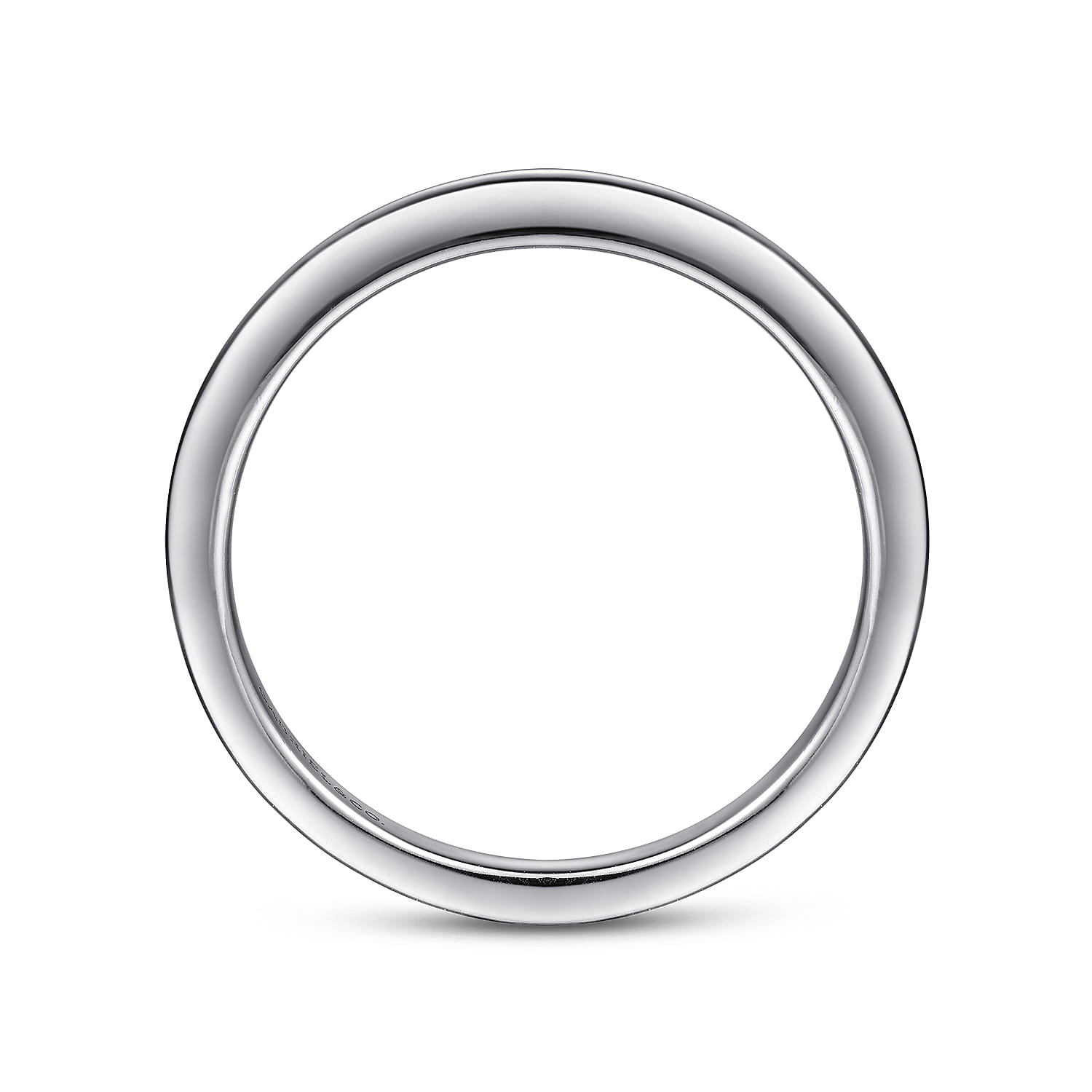 14K White Gold Diamond Matching Wedding Band - Shot 2