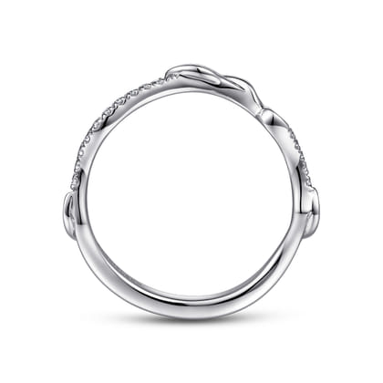 14K White Gold Diamond Matching Wedding Band
