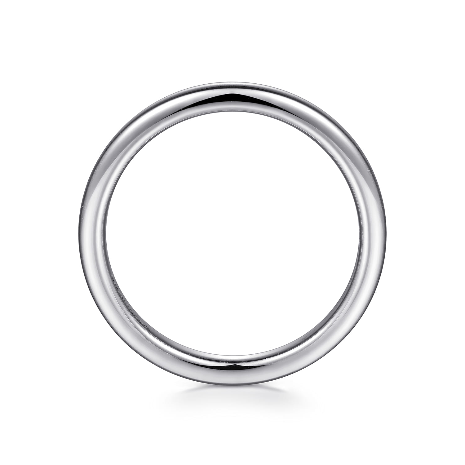 14K White Gold Diamond Matching Wedding Band - Shot 2