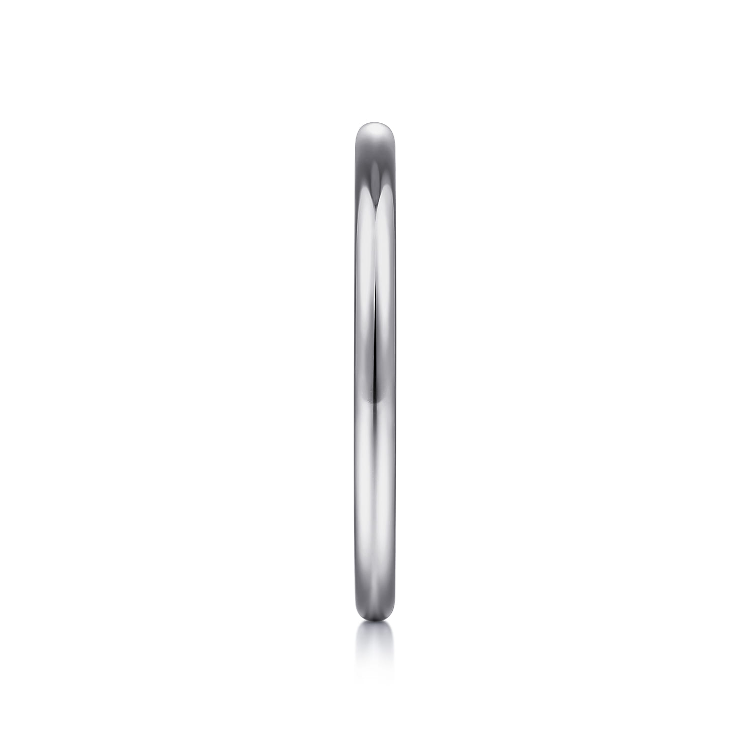 14K White Gold Diamond Matching Wedding Band - Shot 5