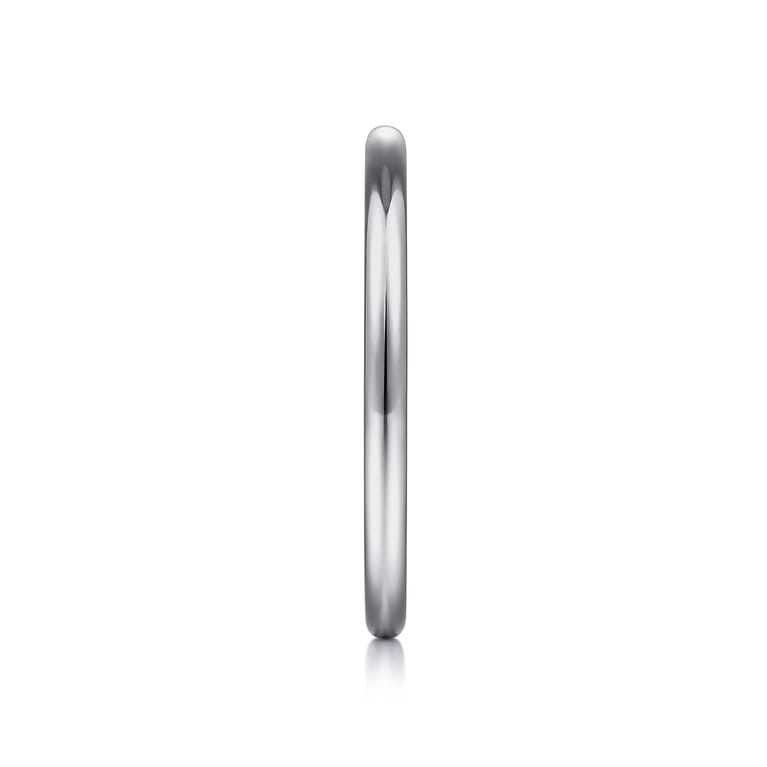 14K White Gold Diamond Matching Wedding Band - Shot 5