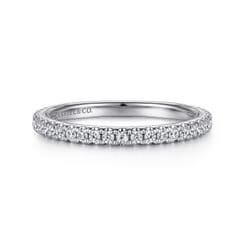 14K White Gold Diamond Matching Wedding Band