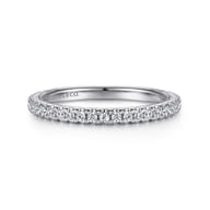 14K White Gold Diamond Matching Wedding Band