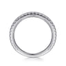 14K White Gold Diamond Matching Wedding Band - 0.3 ct