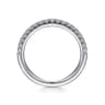 14K White Gold Diamond Matching Wedding Band - 0.27 ct