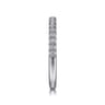 14K White Gold Diamond Matching Wedding Band - 0.27 ct