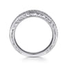 14K White Gold Diamond Matching Wedding Band - 0.21 ct