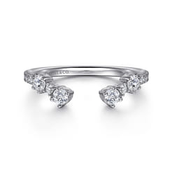14K White Gold Diamond Matching Wedding Band