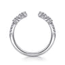 14K White Gold Diamond Matching Wedding Band - 0.4 ct