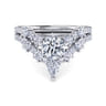 14K White Gold Diamond Matching Wedding Band - 0.4 ct