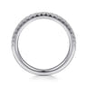 14K White Gold Diamond Matching Wedding Band - 0.27 ct