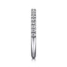 14K White Gold Diamond Matching Wedding Band - 0.27 ct