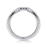 14K White Gold Diamond Matching Wedding Band - 0.3 ct