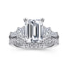 14K White Gold Diamond Matching Wedding Band - 0.3 ct