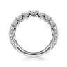 14K White Gold Diamond Matching Wedding Band - 2.04 ct