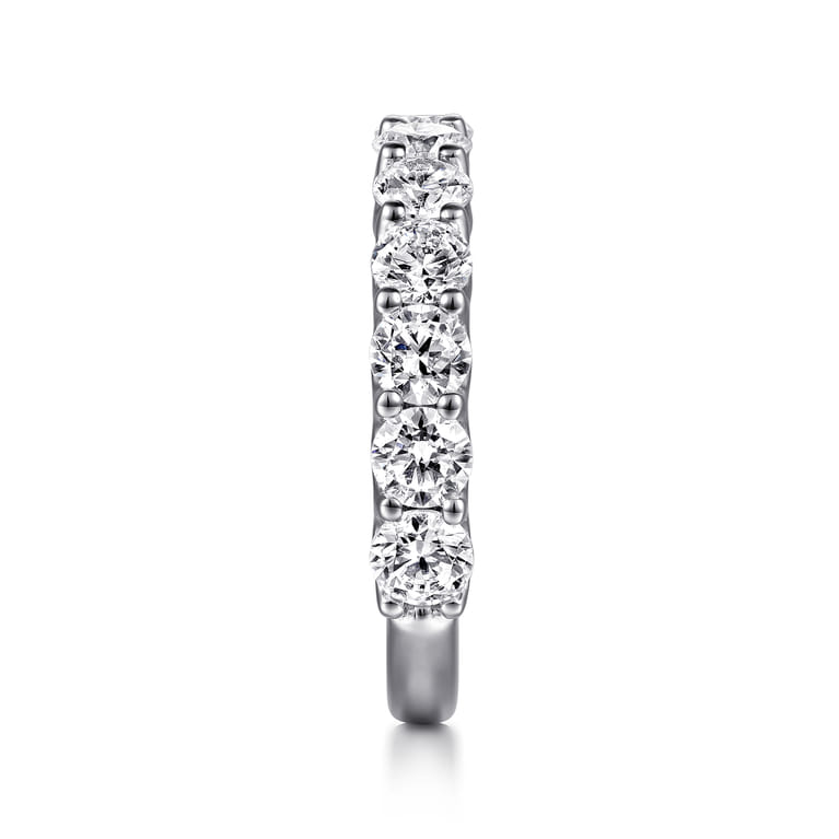 14K White Gold Diamond Matching Wedding Band - 2.04 ct - Shot 5