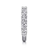 14K White Gold Diamond Matching Wedding Band - 2.04 ct