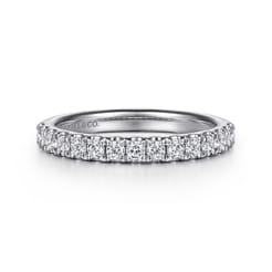 14K White Gold Diamond Matching Wedding Band