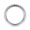14K White Gold Diamond Matching Wedding Band - 0.27 ct