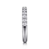 14K White Gold Diamond Matching Wedding Band - 0.27 ct