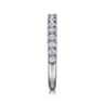 14K White Gold Diamond Matching Wedding Band - 0.46 ct