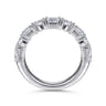 14K White Gold Diamond Matching Wedding Band - 1.79 ct