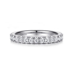 14K White Gold Diamond Matching Wedding Band