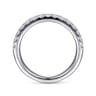14K White Gold Diamond Matching Wedding Band - 0.27 ct