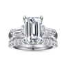 14K White Gold Diamond Matching Wedding Band - 0.27 ct