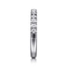 14K White Gold Diamond Matching Wedding Band - 0.27 ct