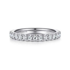 14K White Gold Diamond Matching Wedding Band