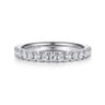 14K White Gold Diamond Matching Wedding Band - 0.29 ct