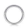 14K White Gold Diamond Matching Wedding Band - 0.29 ct