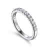 14K White Gold Diamond Matching Wedding Band - 0.29 ct
