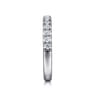 14K White Gold Diamond Matching Wedding Band - 0.29 ct