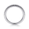 14K White Gold Diamond Matching Wedding Band - 0.27 ct