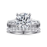 14K White Gold Diamond Matching Wedding Band - 0.27 ct