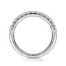 14K White Gold Diamond Matching Wedding Band - 0.29 ct