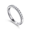 14K White Gold Diamond Matching Wedding Band - 0.29 ct