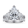 14K White Gold Diamond Matching Wedding Band - 0.29 ct