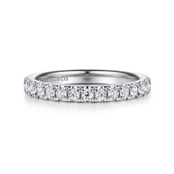 14K White Gold Diamond Matching Wedding Band
