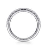 14K White Gold Diamond Matching Wedding Band - 0.29 ct