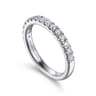 14K White Gold Diamond Matching Wedding Band - 0.29 ct