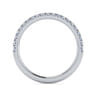 14K White Gold Diamond Matching Wedding Band - 0.25 ct