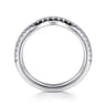 14K White Gold Diamond Matching Wedding Band - 0.22 ct
