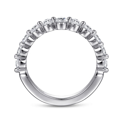 14K White Gold Diamond Matching Wedding Band