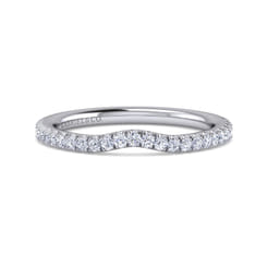 14K White Gold Diamond Matching Wedding Band